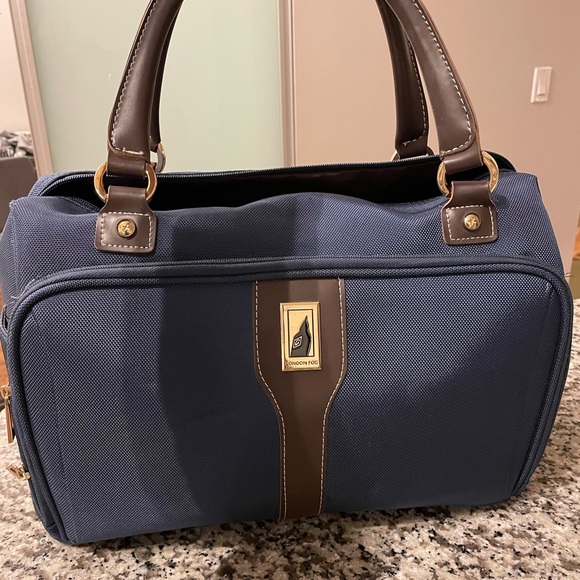 London Fog Westminister Cabin Bag 17 inch - Navy blue - Picture 2 of 8